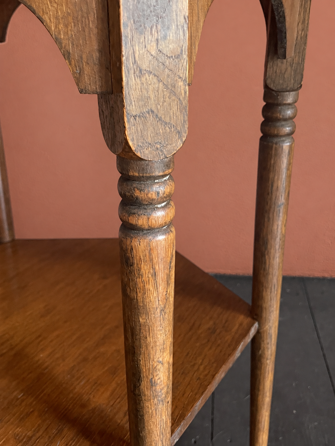 Moorish Style Oak Occasional Table c.1900 as retailed by Liberty & Co.
