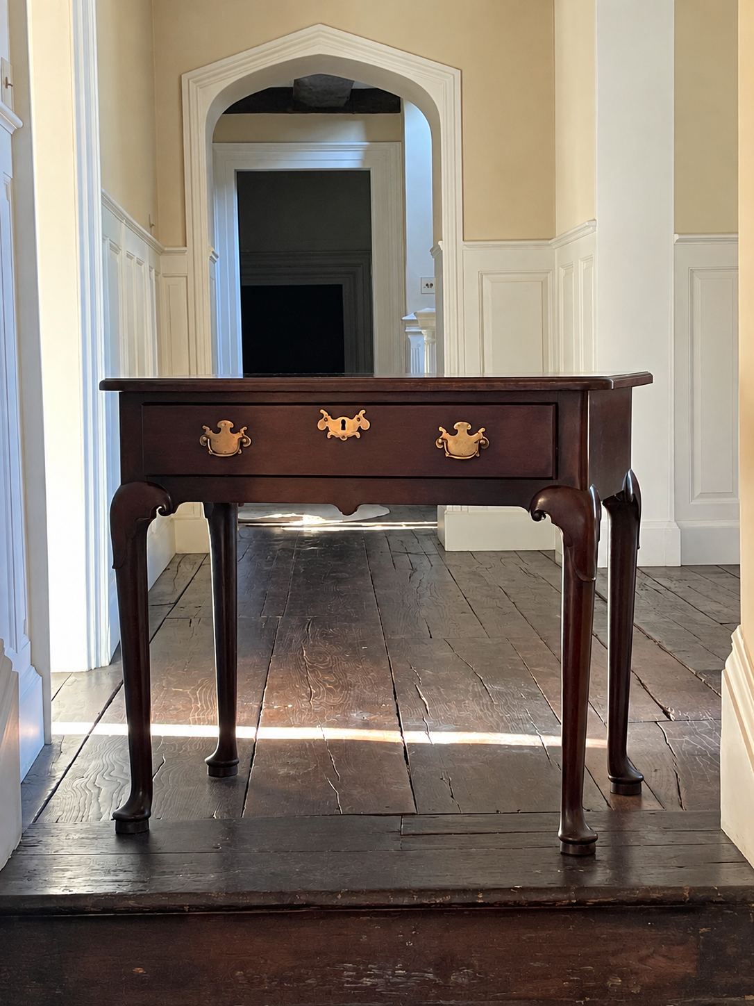 George II Mahogany Side Table, Probably Irish, circa 1740 -1760
