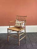 English Regency Simulated Bamboo Armchair c.1820