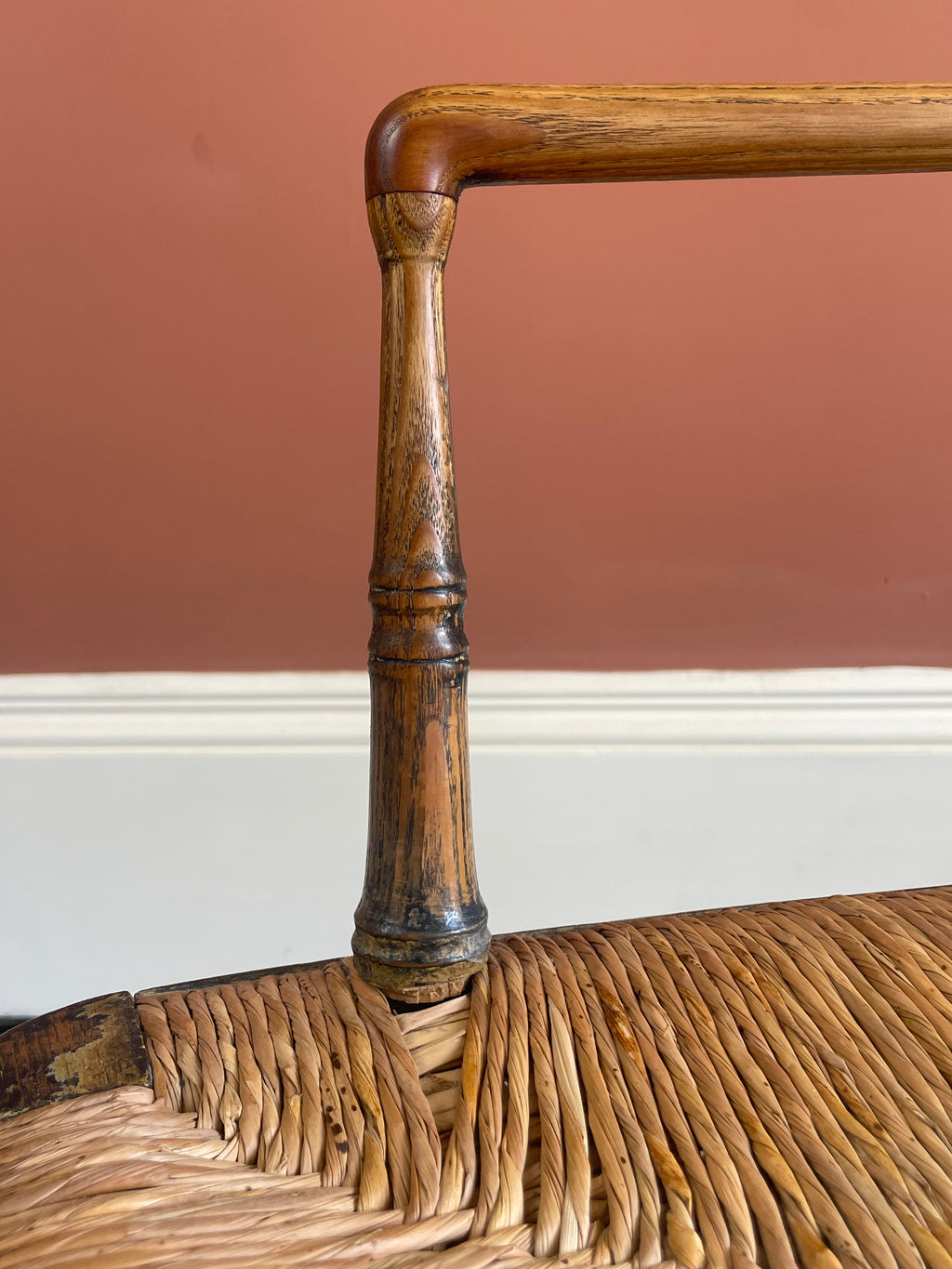 English Regency Simulated Bamboo Armchair c.1820