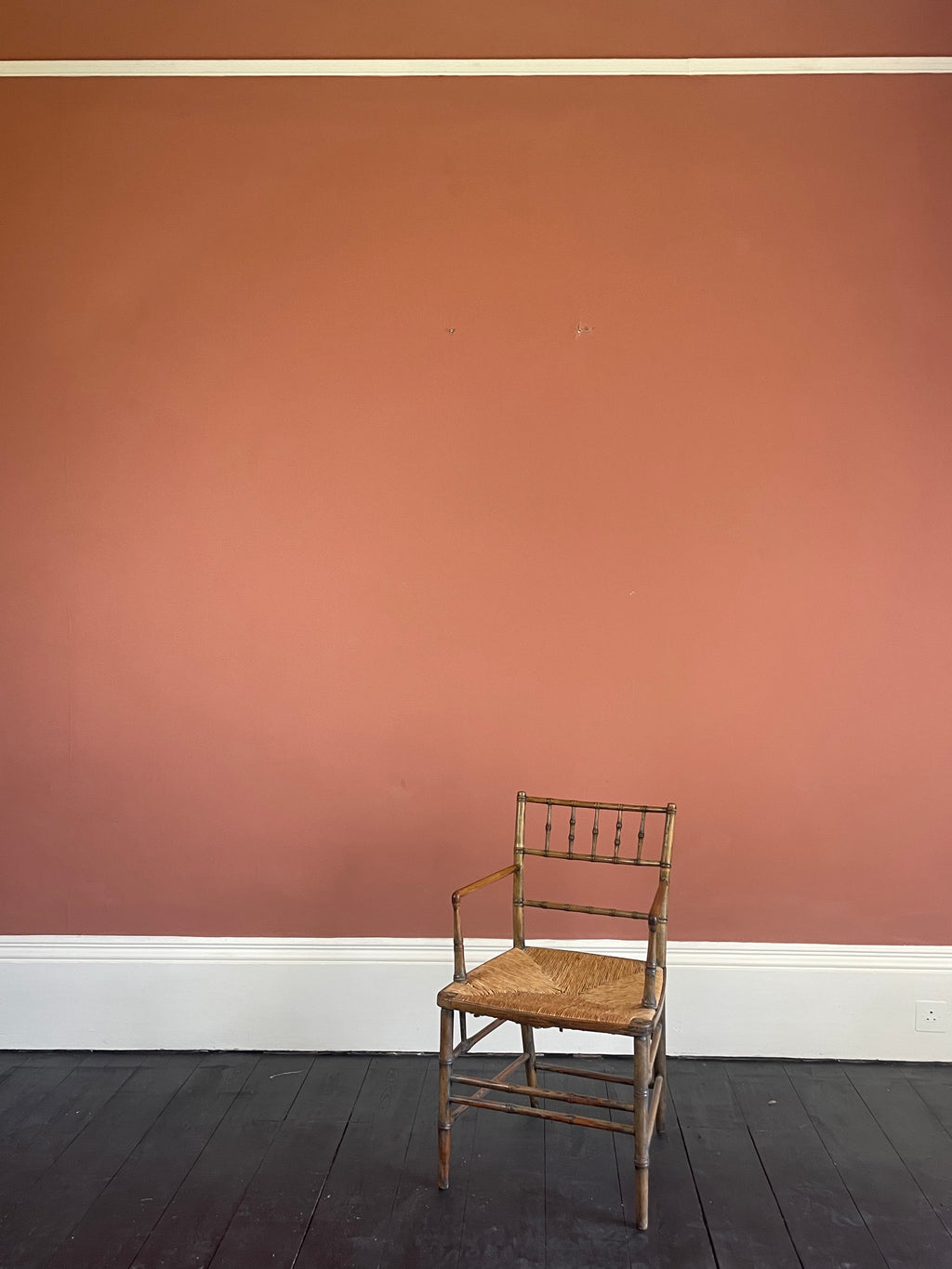 English Regency Simulated Bamboo Armchair c.1820
