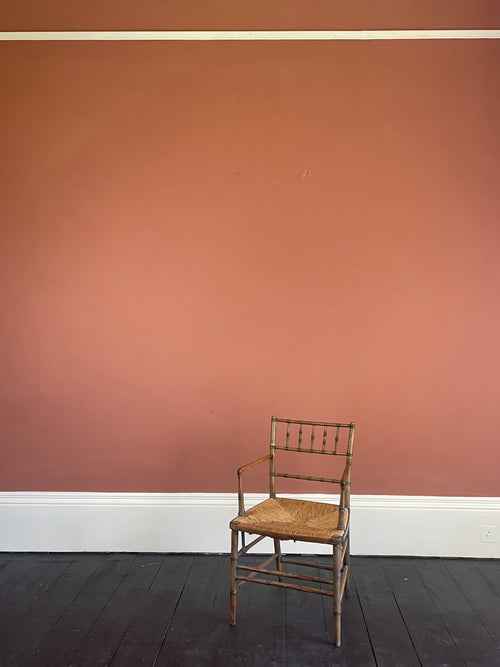 English Regency Simulated Bamboo Armchair c.1820