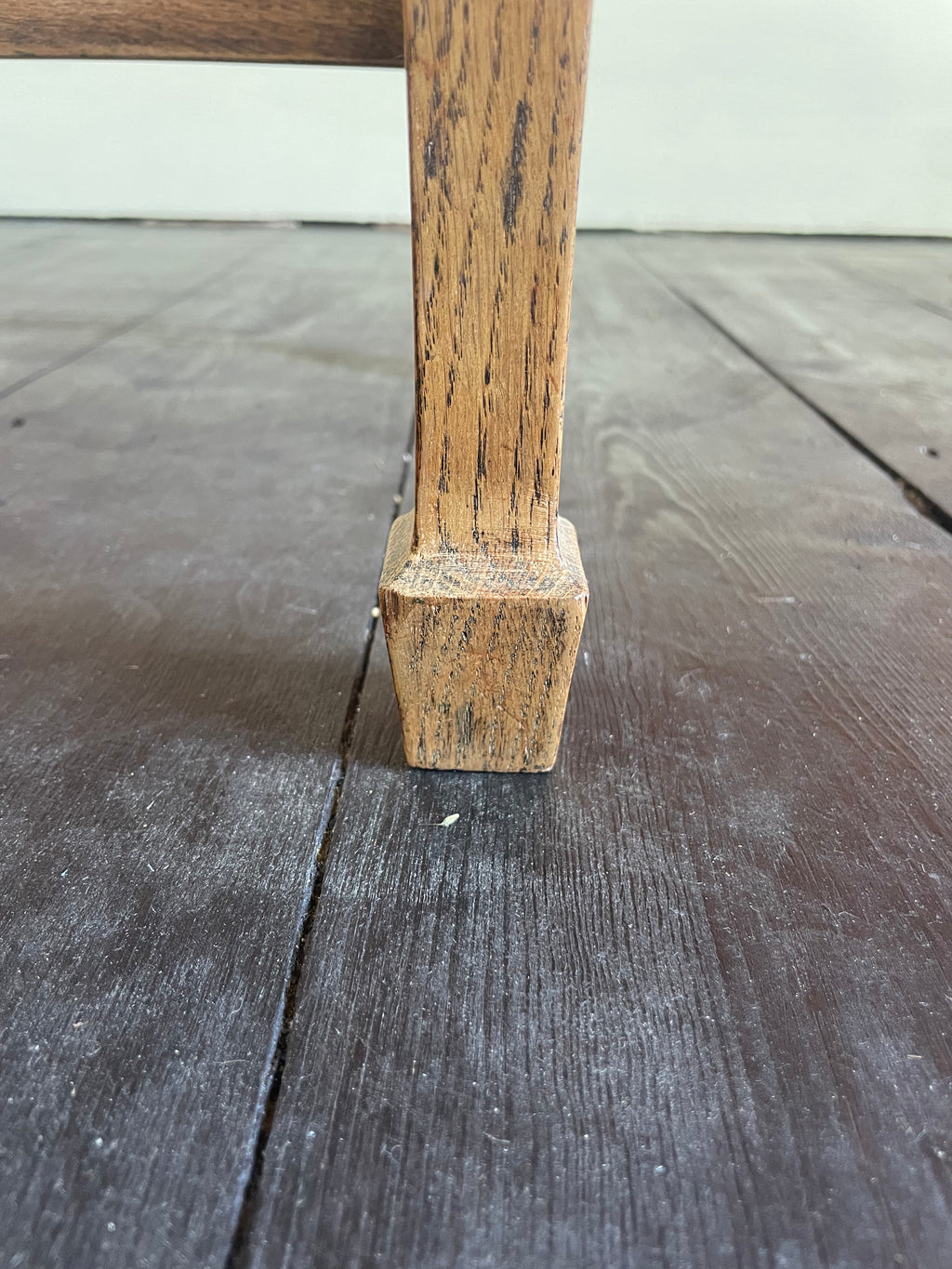 Arts and Crafts, Oak and Cane Stool, Early 20th Century