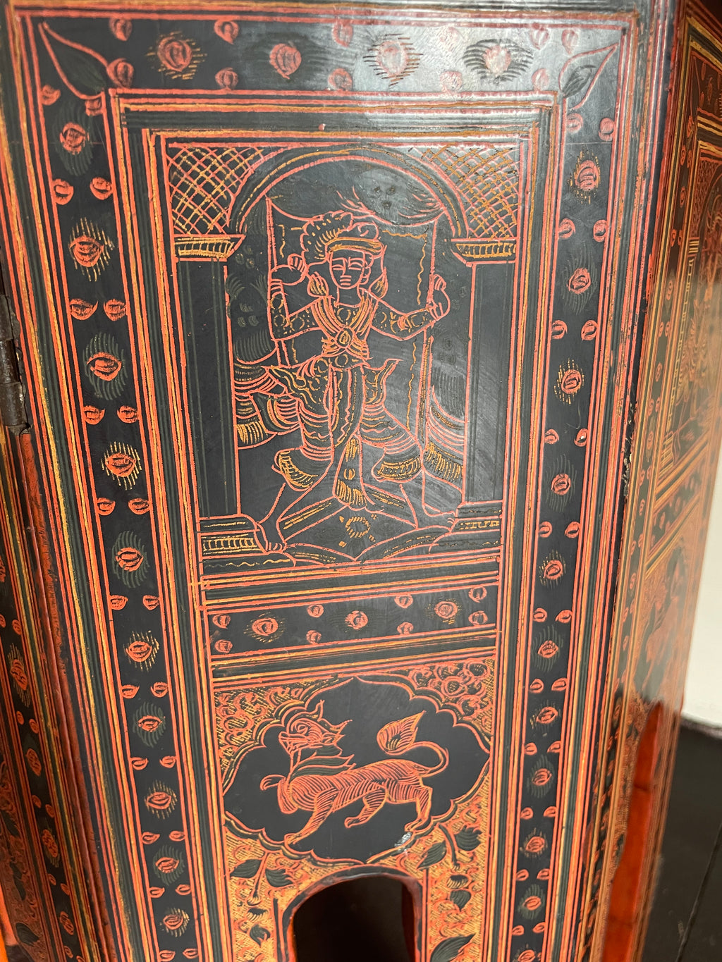 Early 20th Century Burmese Hexagonal Side Table c.1900