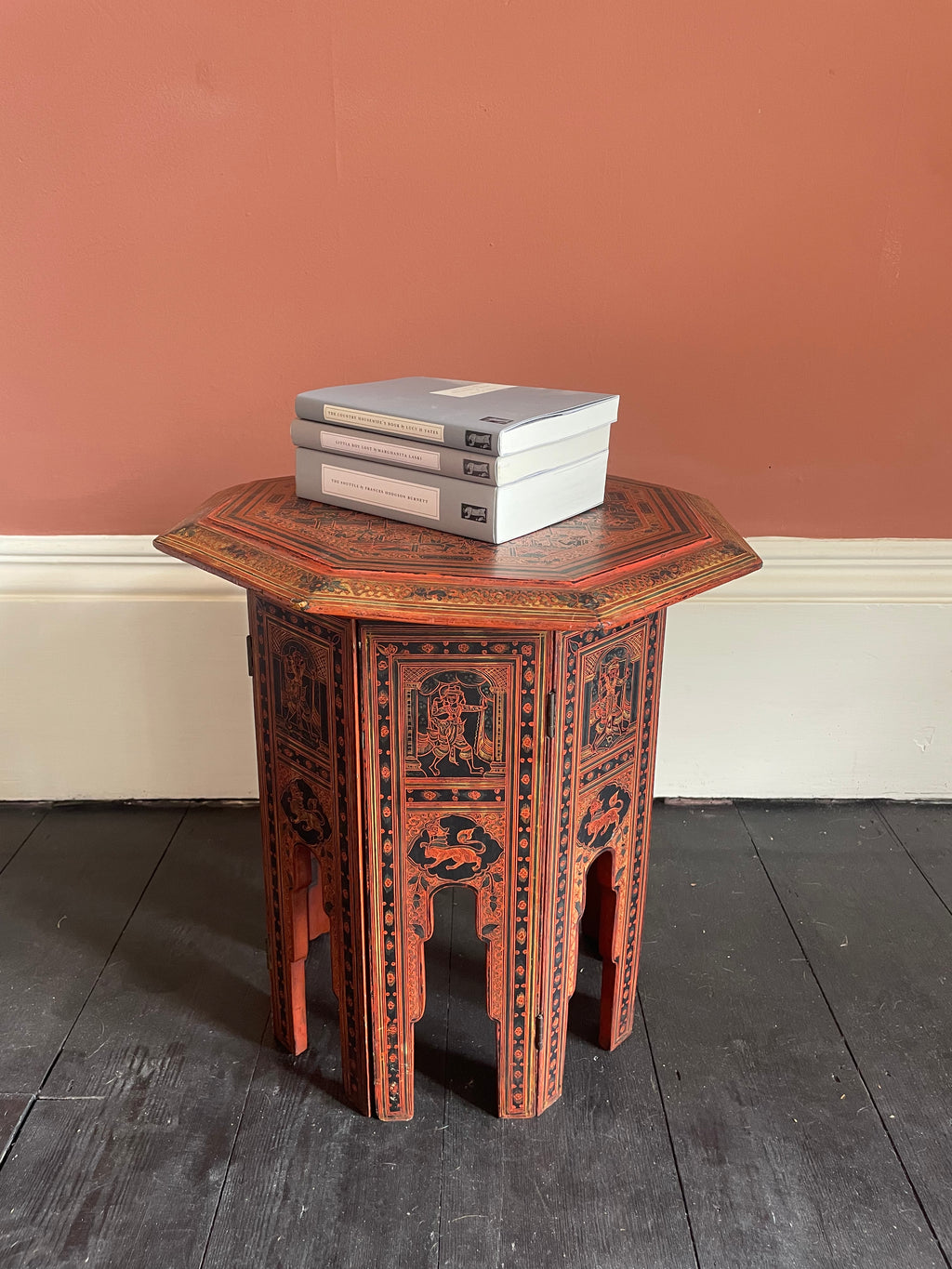 Early 20th Century Burmese Hexagonal Side Table c.1900