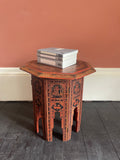 Early 20th Century Burmese Hexagonal Side Table c.1900