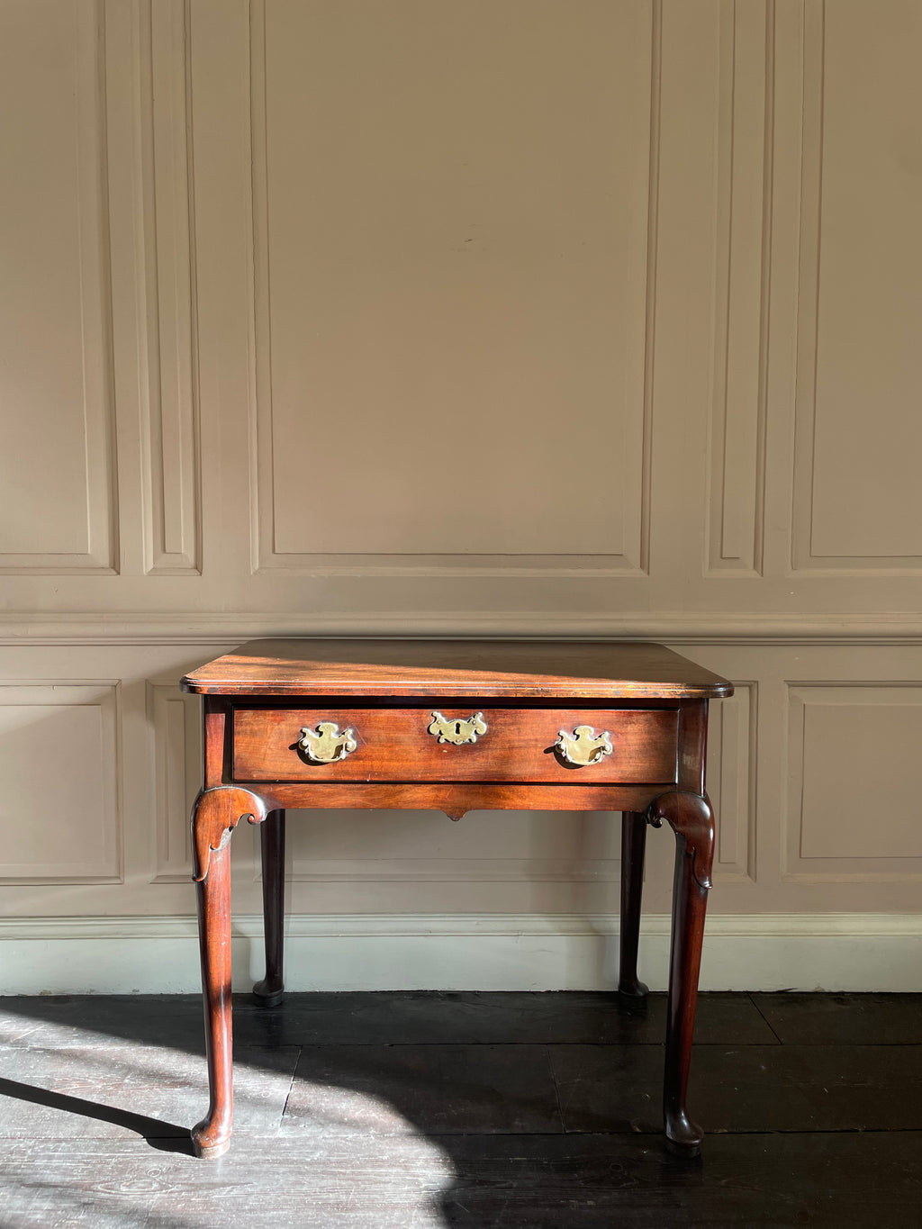 George II Mahogany Side Table, Probably Irish, circa 1740 -1760