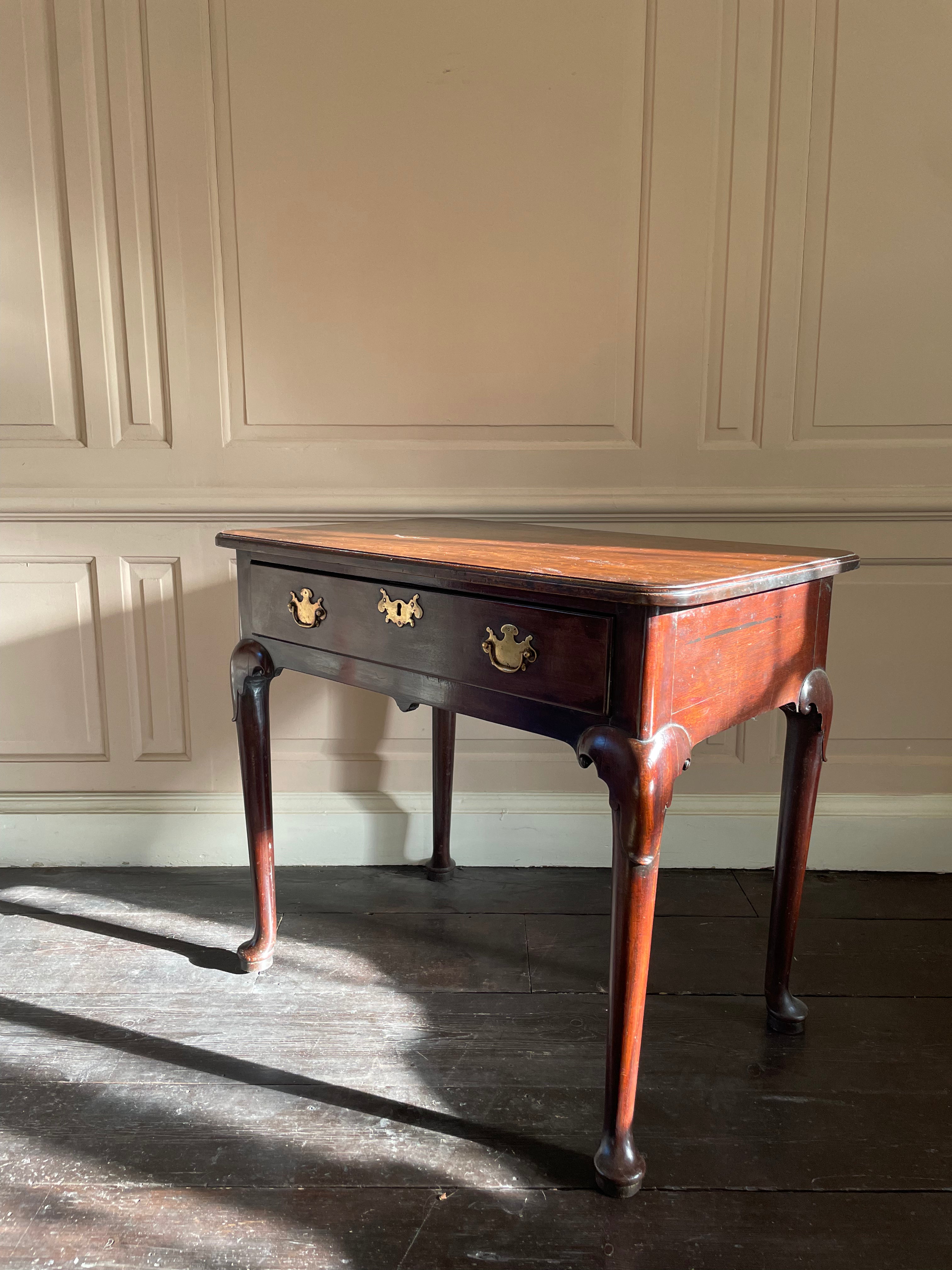 George II Mahogany Side Table, Probably Irish, circa 1740 -1760