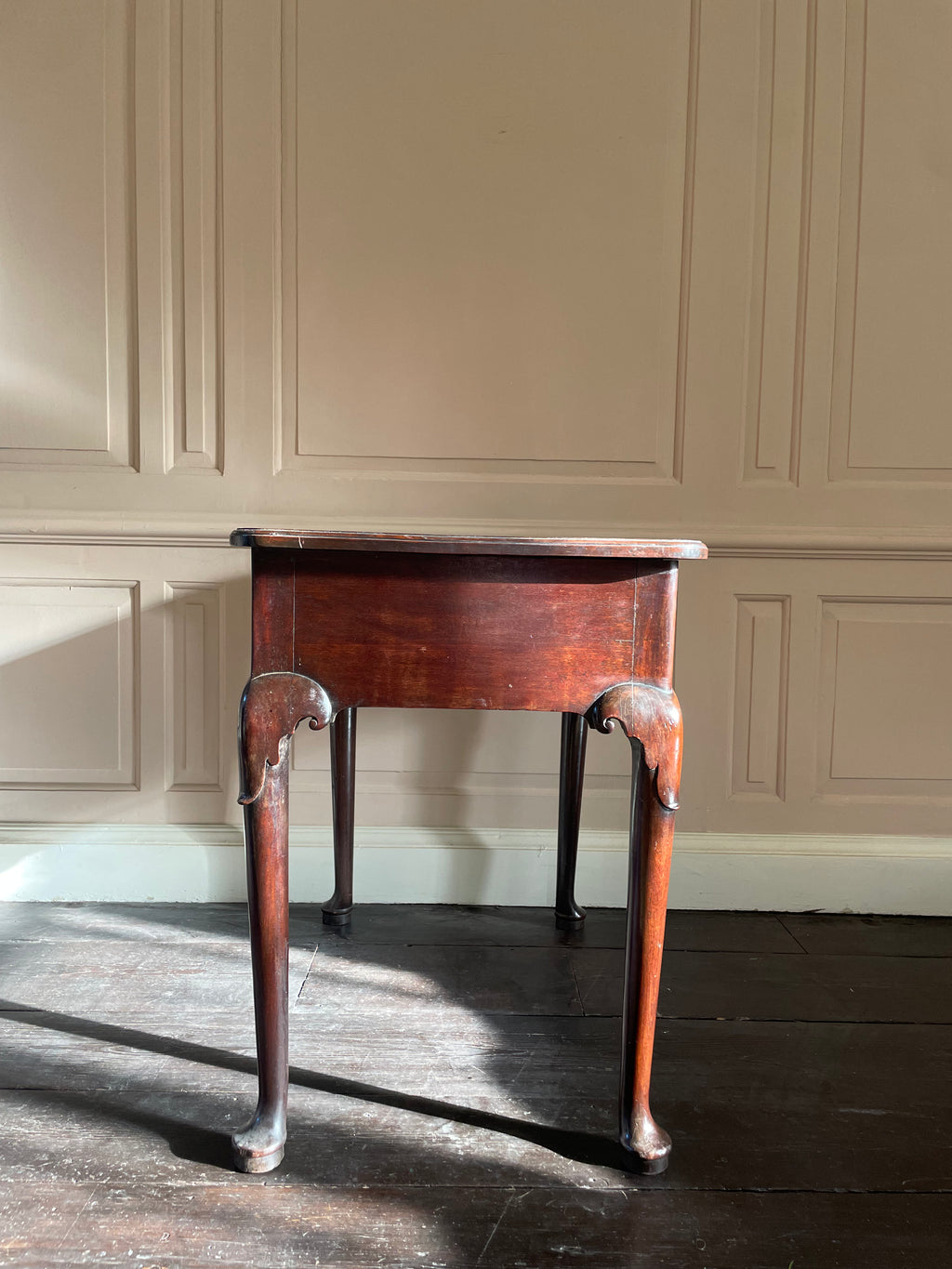 George II Mahogany Side Table, Probably Irish, circa 1740 -1760