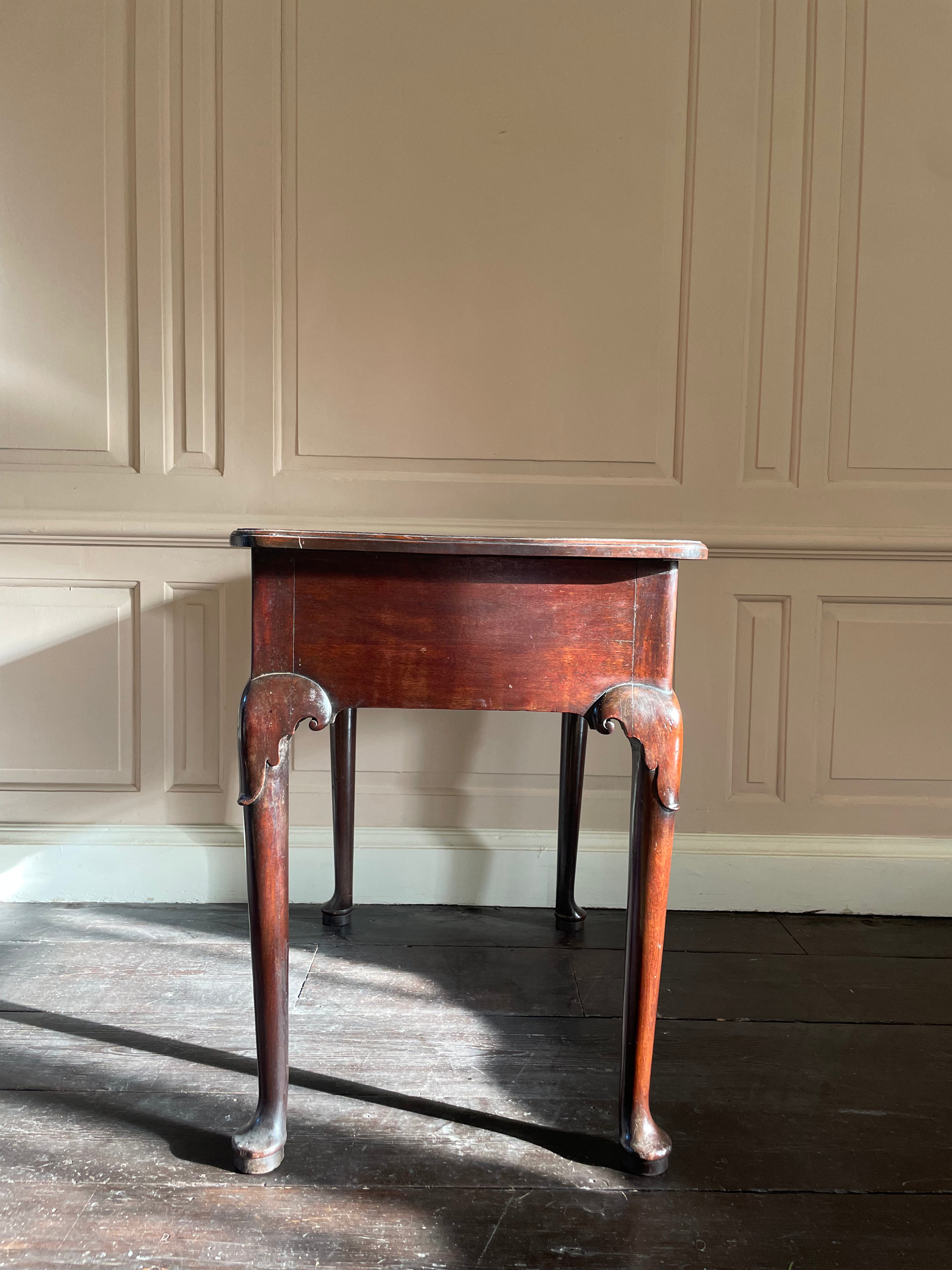 George II Mahogany Side Table, Probably Irish, circa 1740 -1760