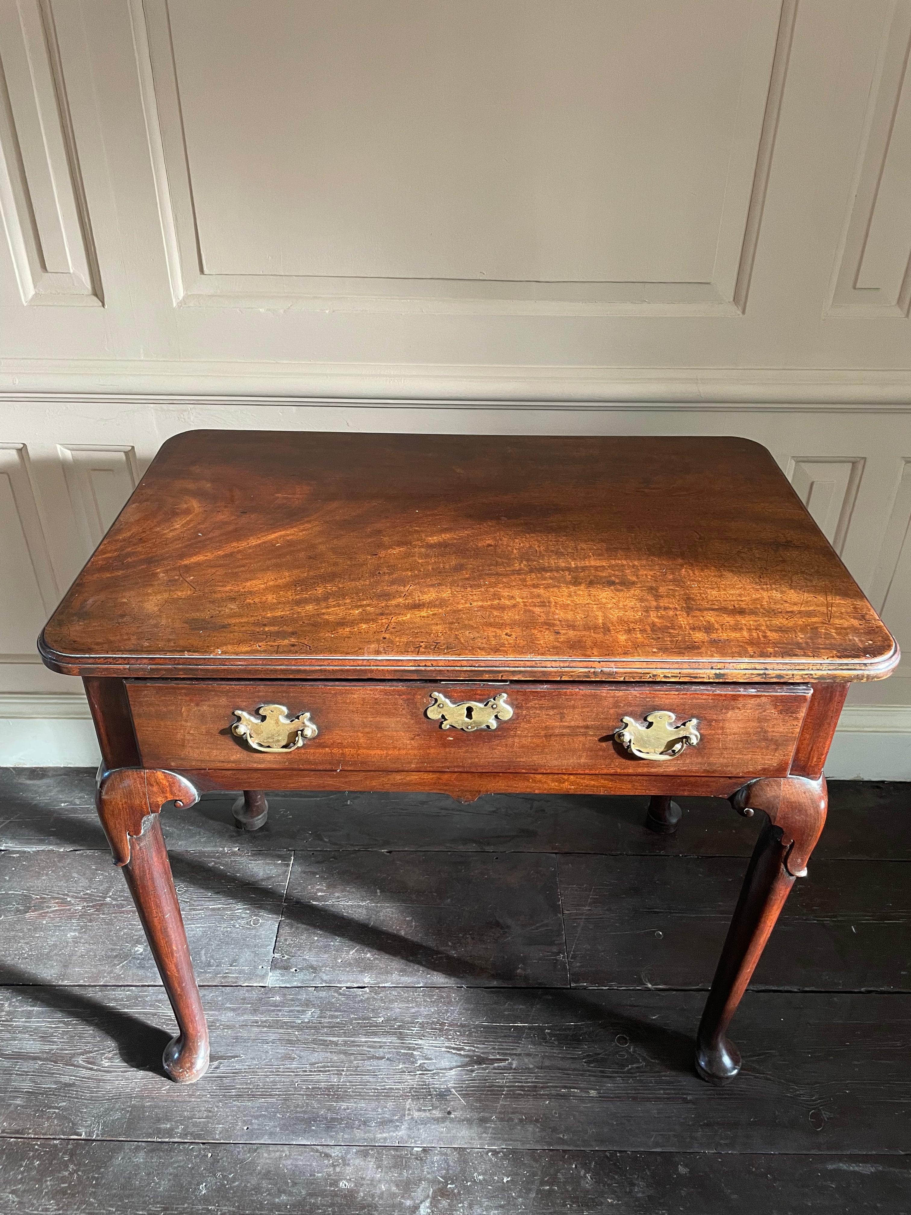 George II Mahogany Side Table, Probably Irish, circa 1740 -1760