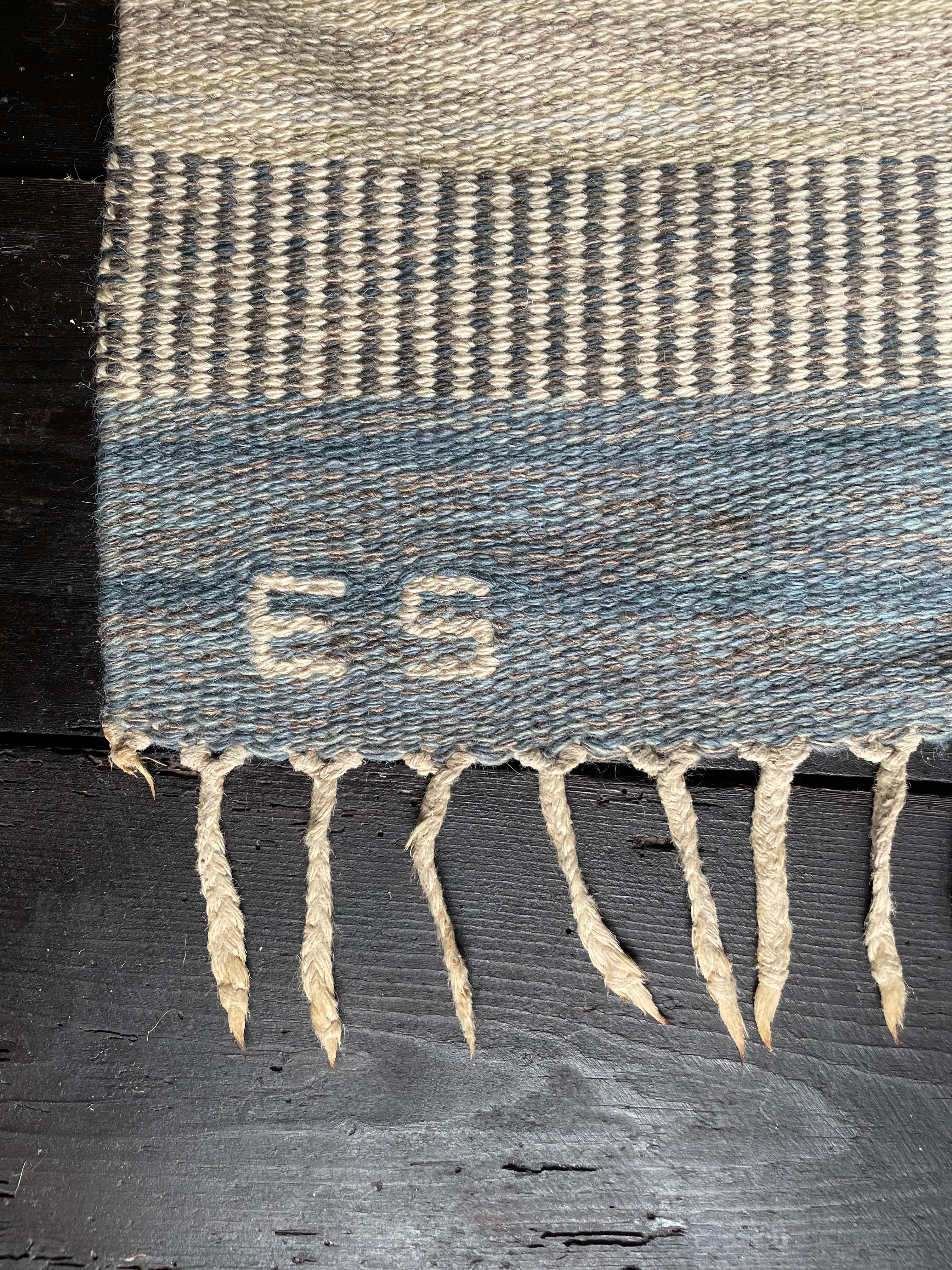 Swedish Rolakan Rug, Ellen Stahlbrand, circa 1950-60