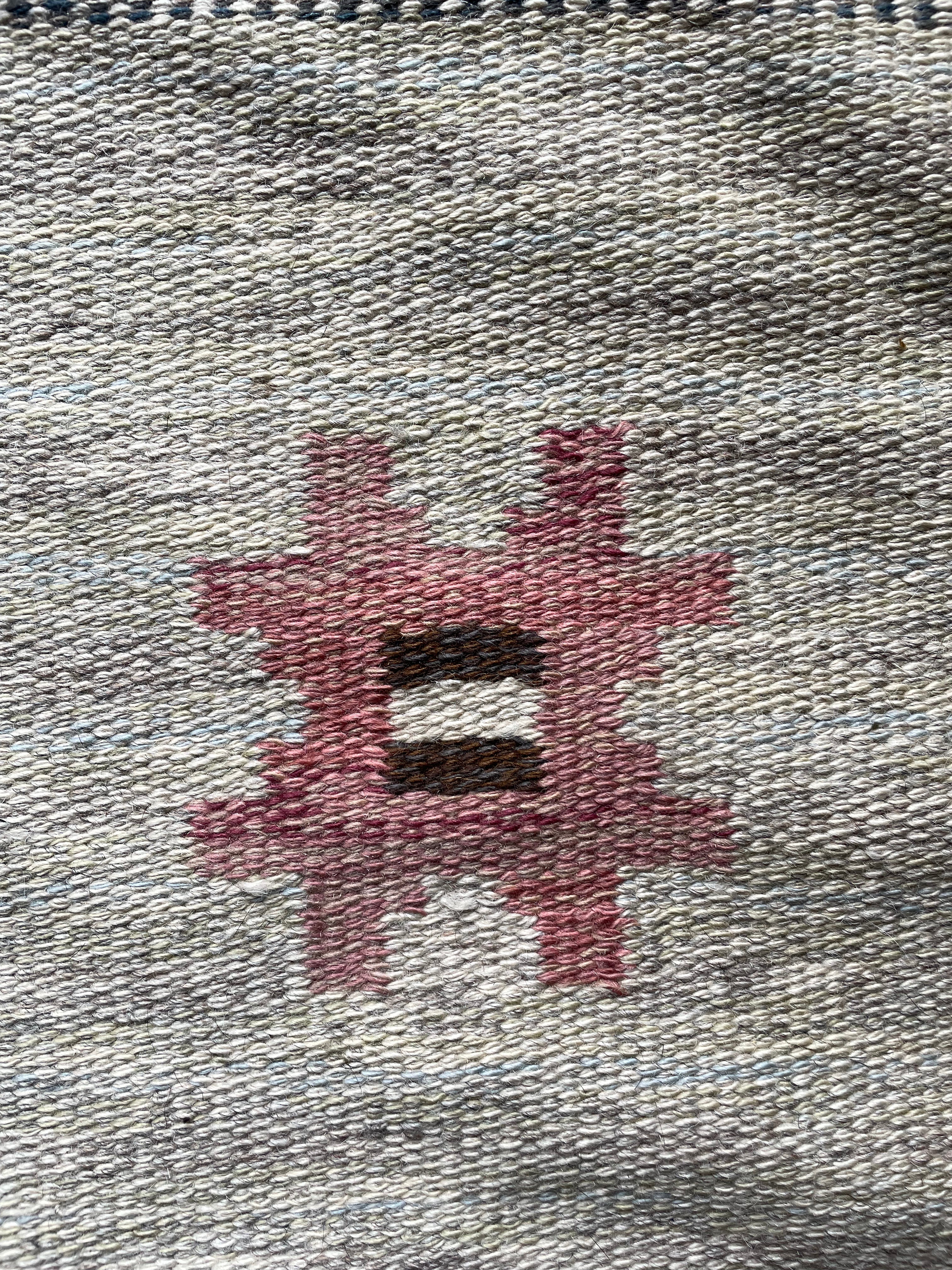 Swedish Rolakan Rug, Ellen Stahlbrand, circa 1950-60