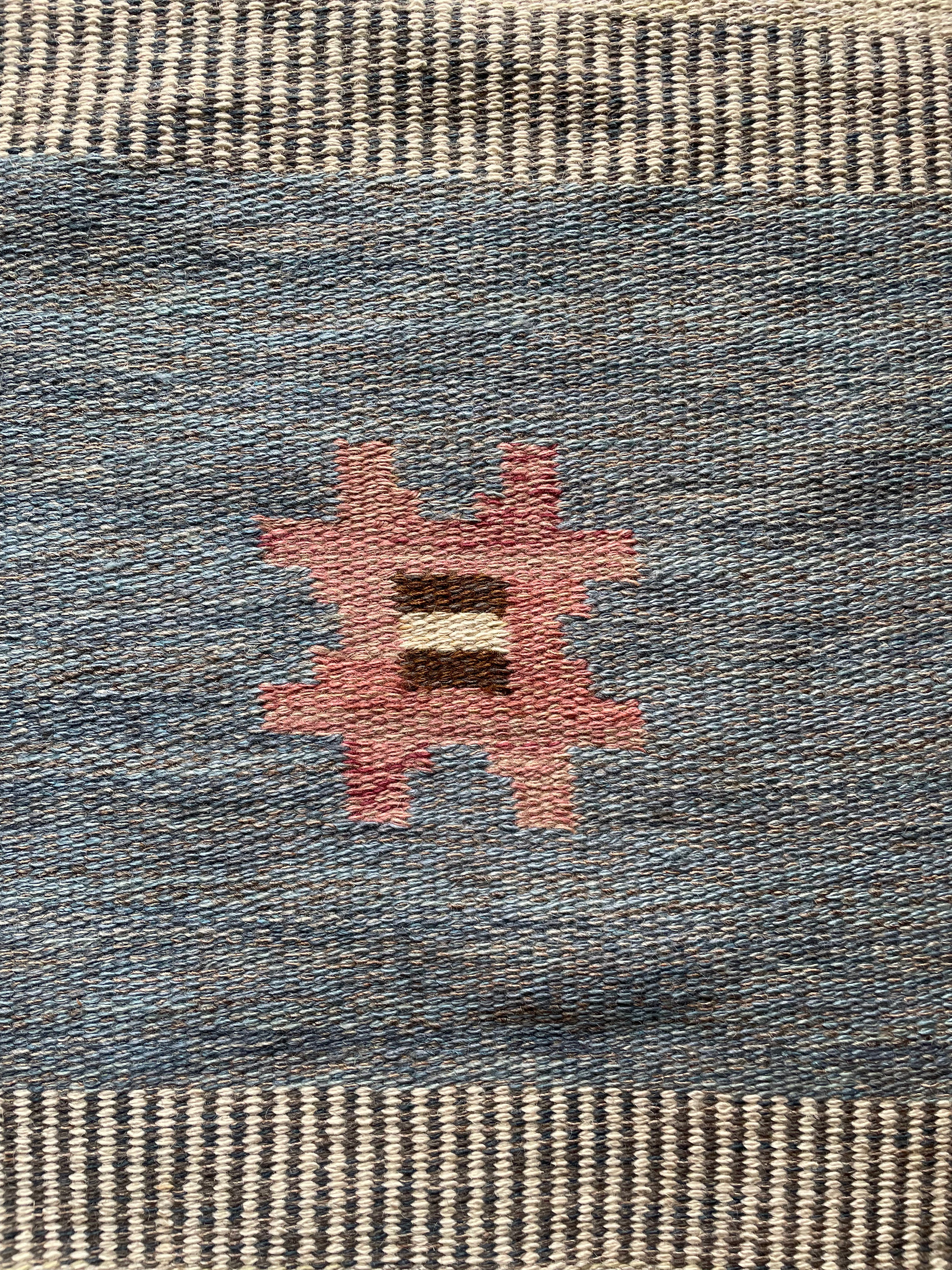 Swedish Rolakan Rug, Ellen Stahlbrand, circa 1950-60