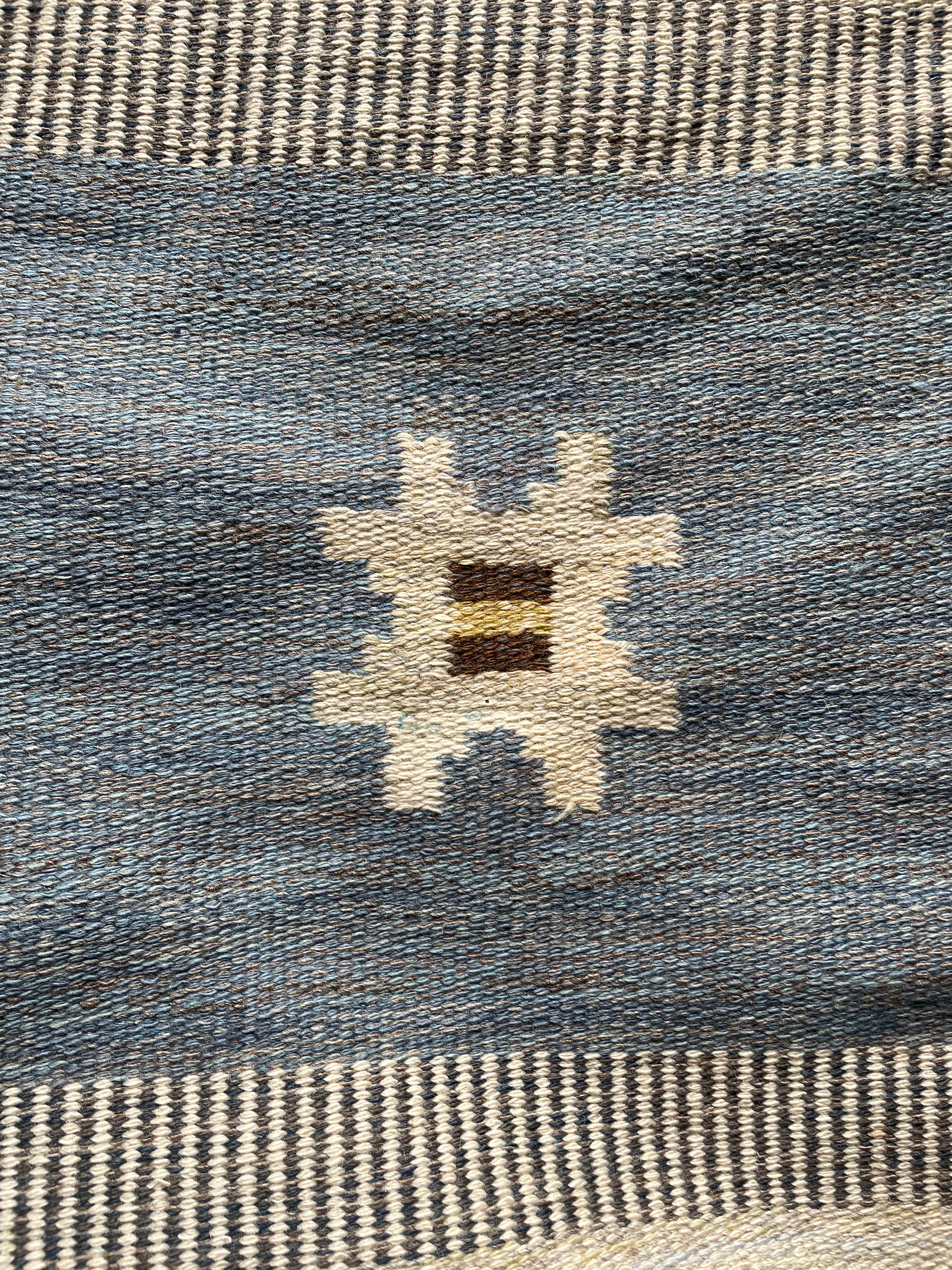Swedish Rolakan Rug, Ellen Stahlbrand, circa 1950-60